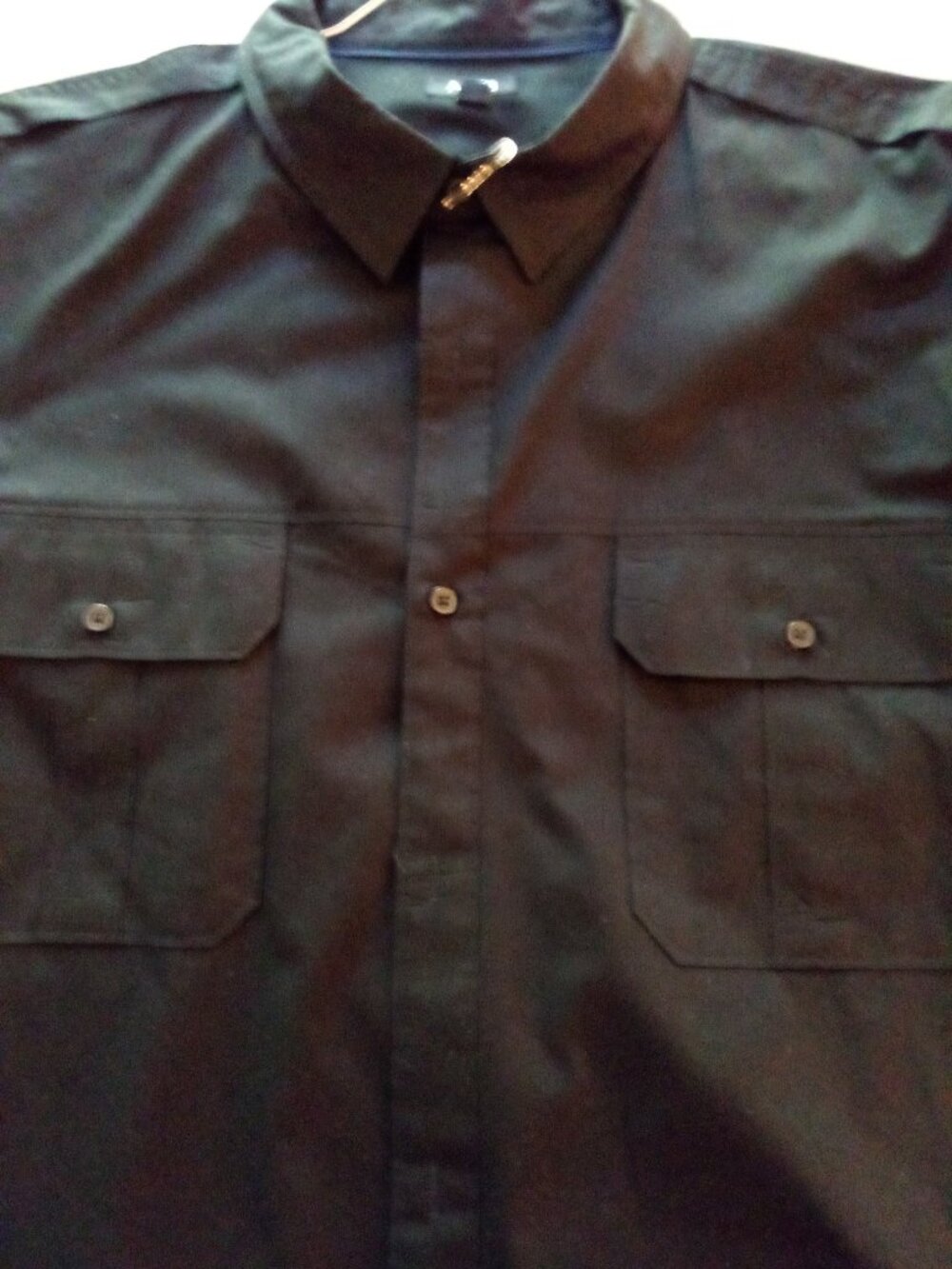 men navy blue long sleeve shirt